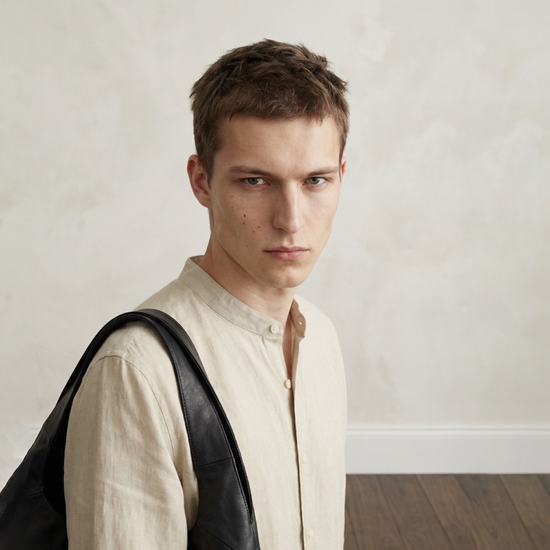Beige Linen Shirt