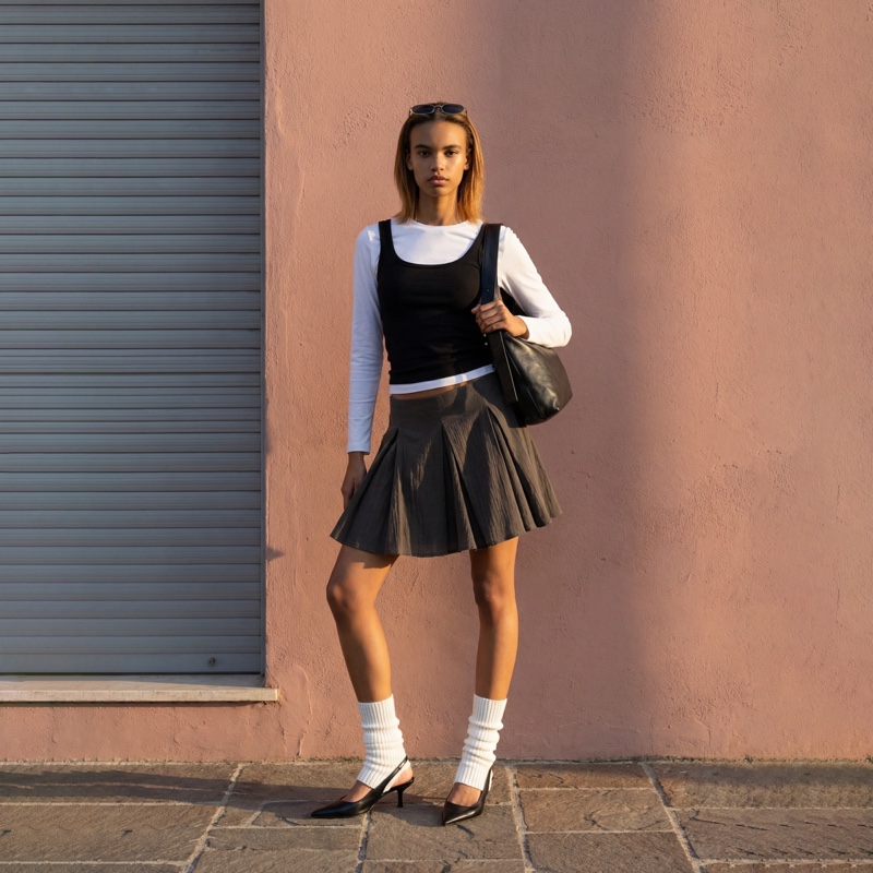 Pleated Skirt